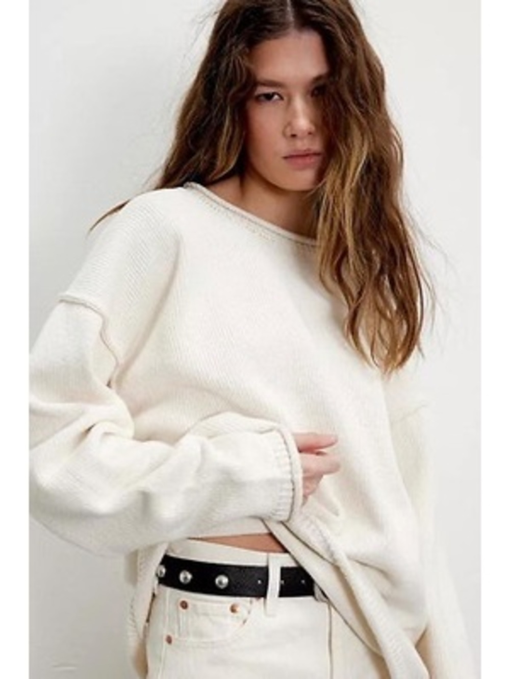 New Free People We The Free - Ella Roll-Neck Sweater Size S